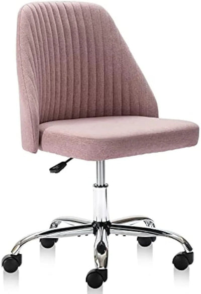 Mid-Back Armless Swivel Chair for Desk, Office, Vanity - Build Your Own Dream Home