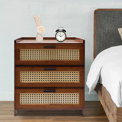 Mid-Century Modern Nightstand Bedside Table with Drawers - Build Your Own Dream Home
