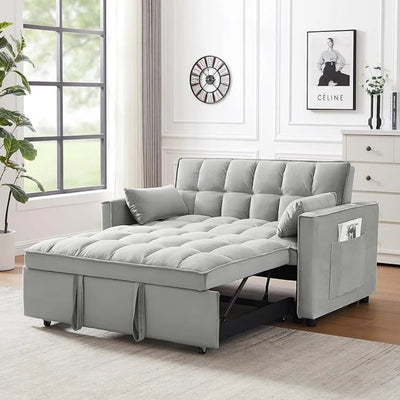 Sectional Sofa Bed with Reclining Backrest - Build Your Own Dream Home