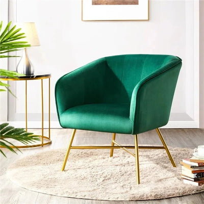 Velvet Club Accent Chair - Build Your Own Dream Home